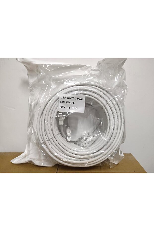 CAT 6 40 METER INTERNET CABLE - WHITE 40M - 8