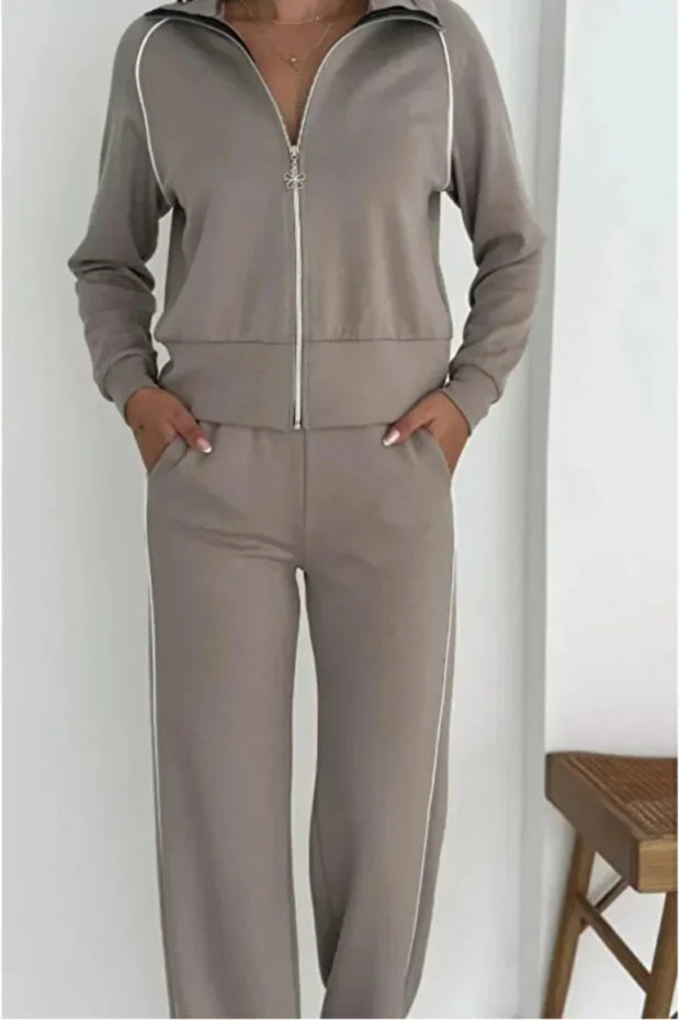Σετ φόρμας Modal Fabric Stripe - 8