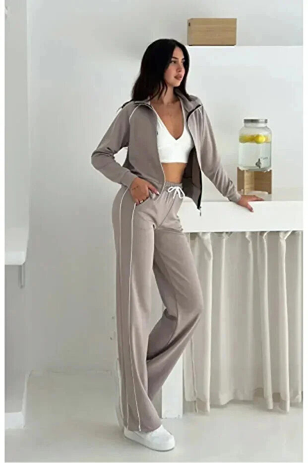 Σετ φόρμας Modal Fabric Stripe - 7