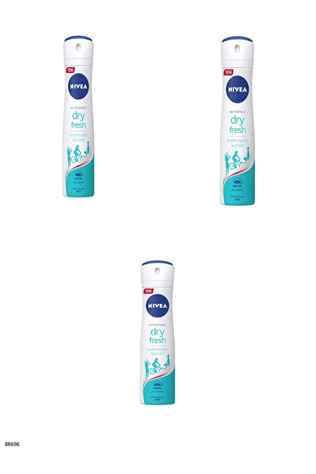 88696 DRY FRESH SPREY 3 ADET - 1