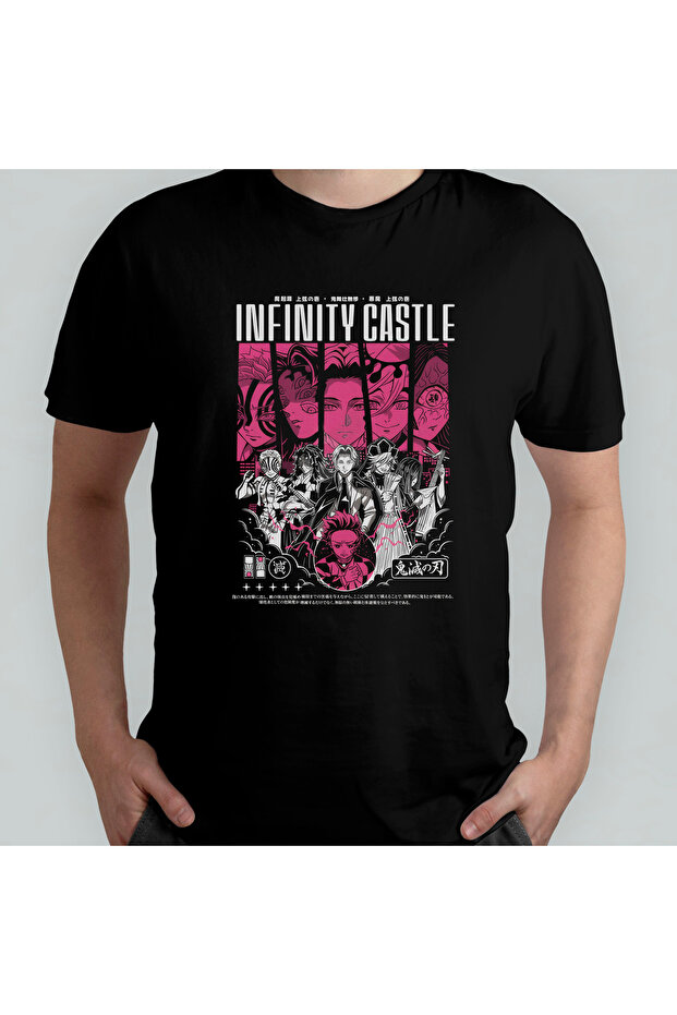 Demon Slayer Infinity Castle Unisex 100% Cotton Crew Neck T-Shirt