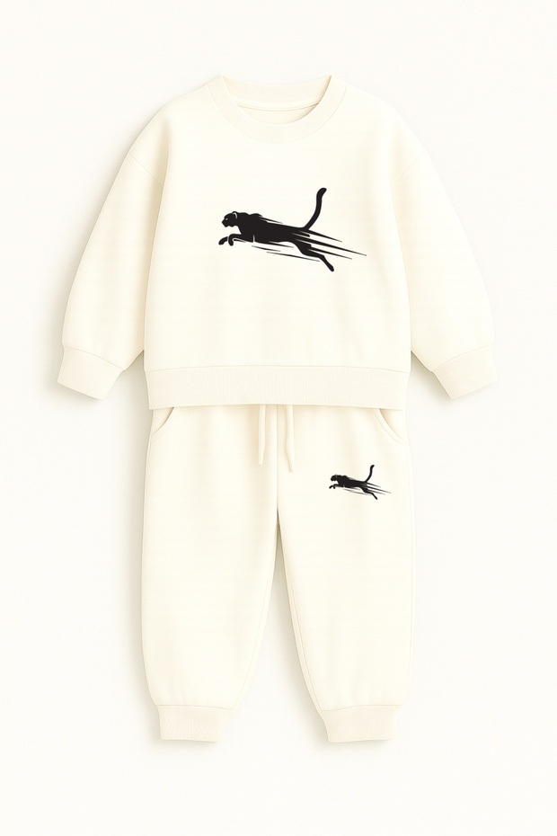 Striped Printed Kids Premium Compact Kids Set - 2 Piece Sports Set