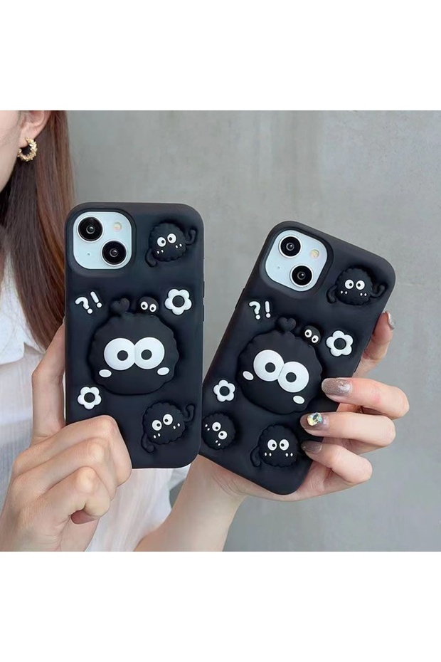 Premium Shock-Absorbing Phone Case with 3D Characters Compatible with iPhone 13 and 14 / 15 - 2