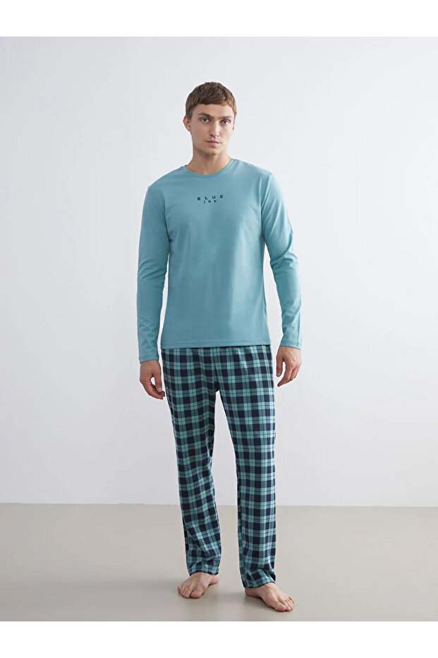 Standart Kalıp Erkek Pijama Takımı - 3