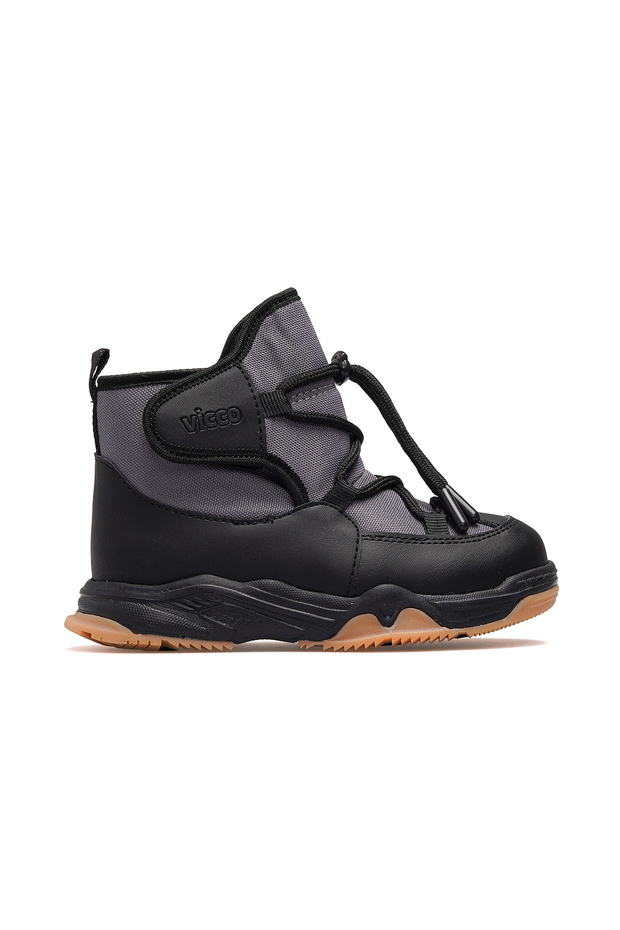 Bull Boy's Fur Light Sole Casual Boots 25K 946.434 Pe Black