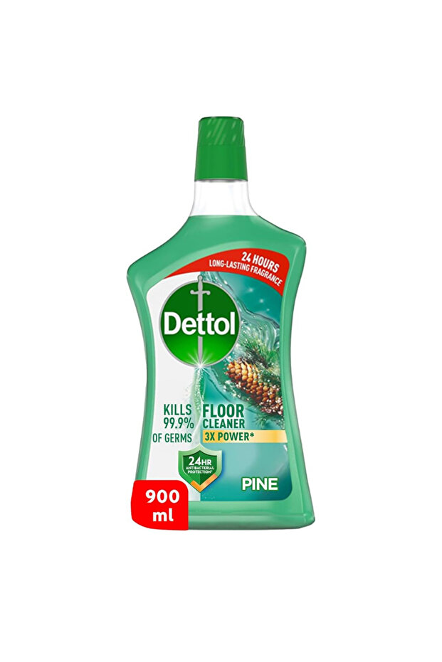 Antibacterial Power Floor Cleaner, Pine, 900ml