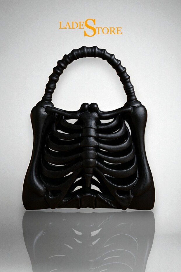 Gothic Skeleton Bag – Halloween and Alternative Fashion Handbag