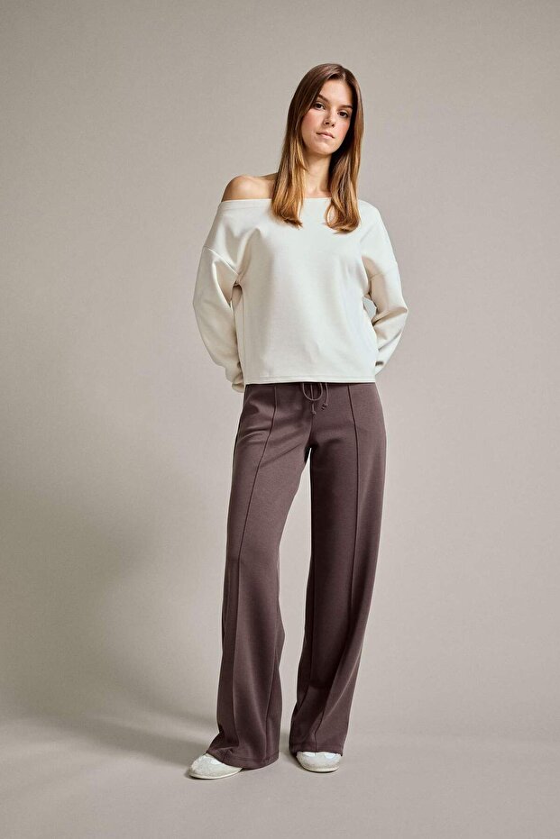 Relax Fit Normal Bel Düz Paça Modal Pantolon G2912AX25AU - 2