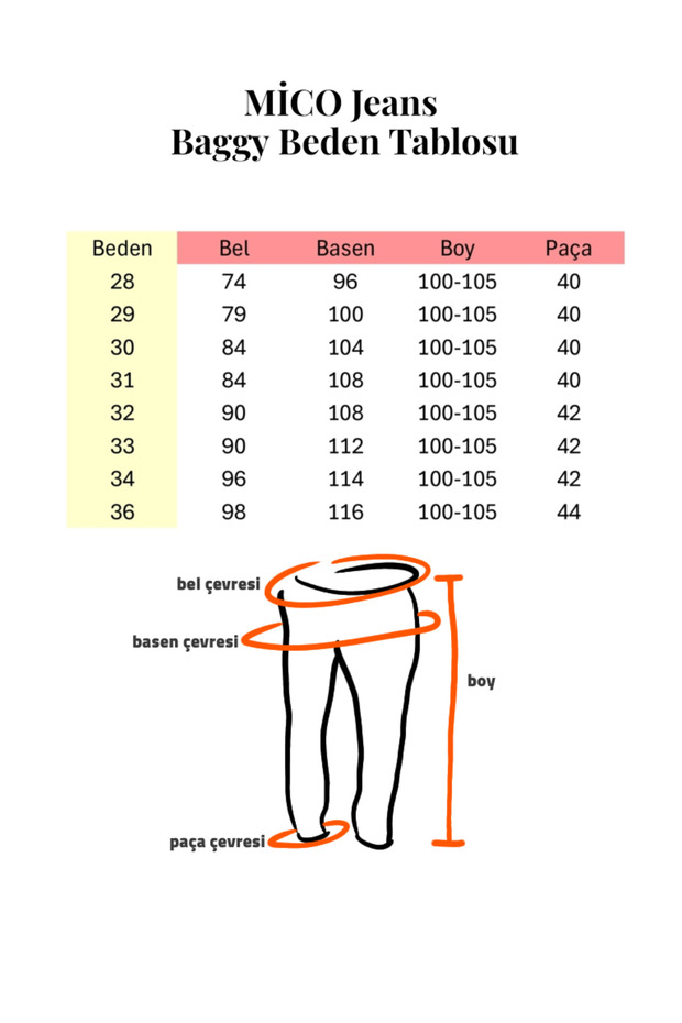 Erkek Kahve Tint Baggy Kot Pantolon - 6