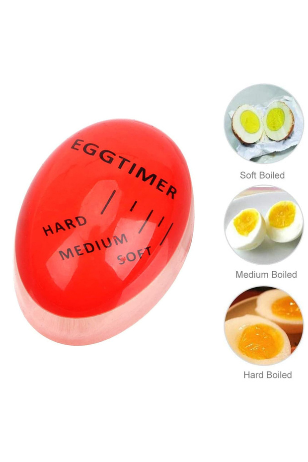 Egg Cooking Timer Gauge Boiling Consistency Indicator Practical Kitchen Gadget with Scale - 8