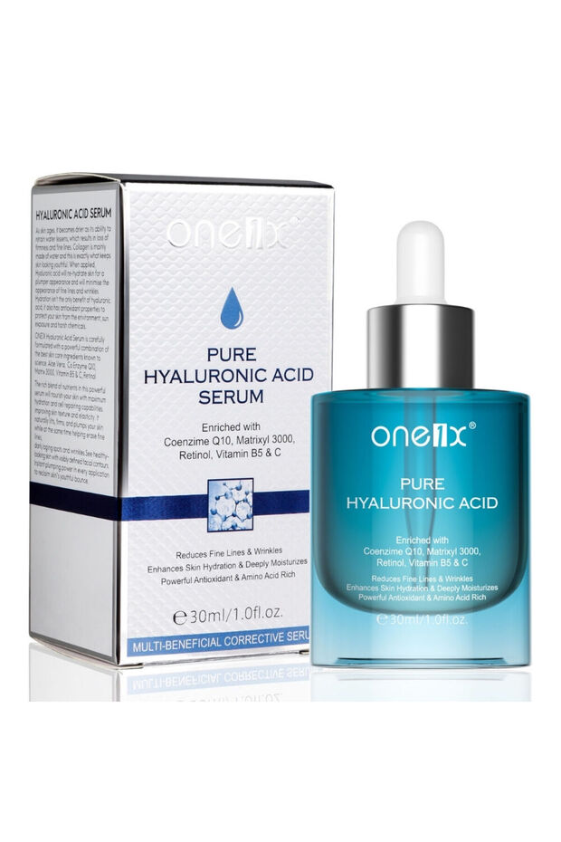 Anti-aging facial serum with Hyaluronic Acid, Q10 and Matrixyl 3000 | ONE1X® 30 ml - 1