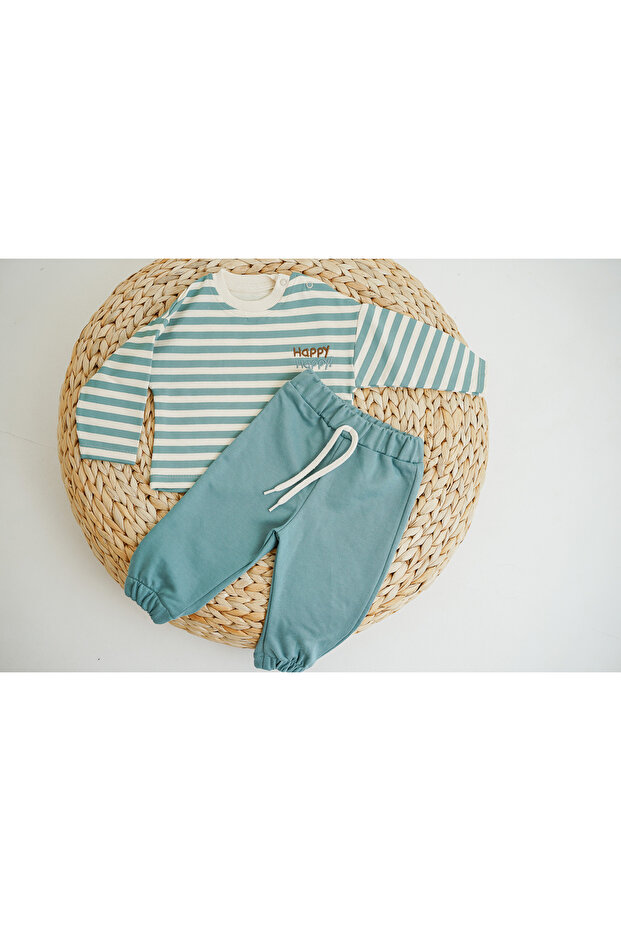 Embroidered Baby Boy Set