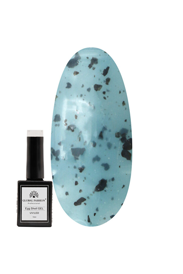 Egg Shell Gel Nail Polish 15ml–Color Changing,Long-LastingUV/LED Soak Off Gel with High Gloss Finish