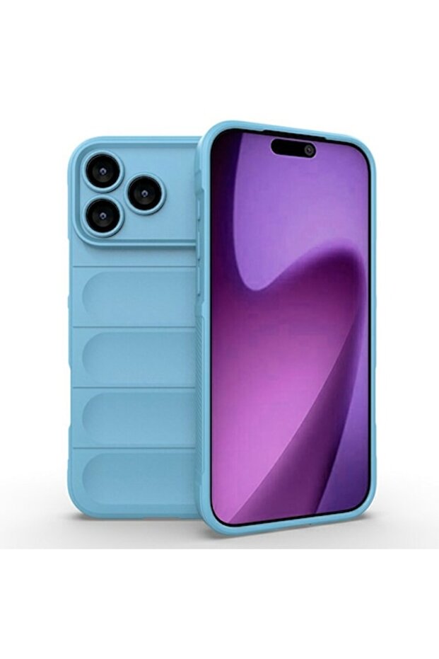 Silicone Buffer Case with Microfiber for Apple iPhone 17 Pro - 1