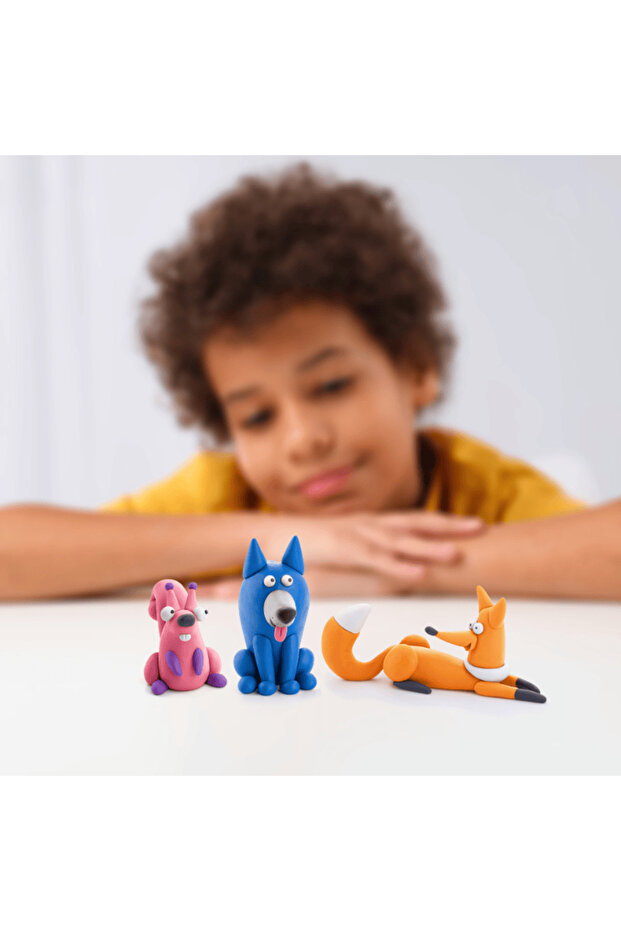 مجموعة الطين الإبداعية - حيوانات الغابة - 6