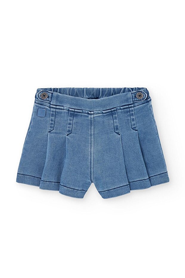 Kız Çocuk Denim Şort - 2