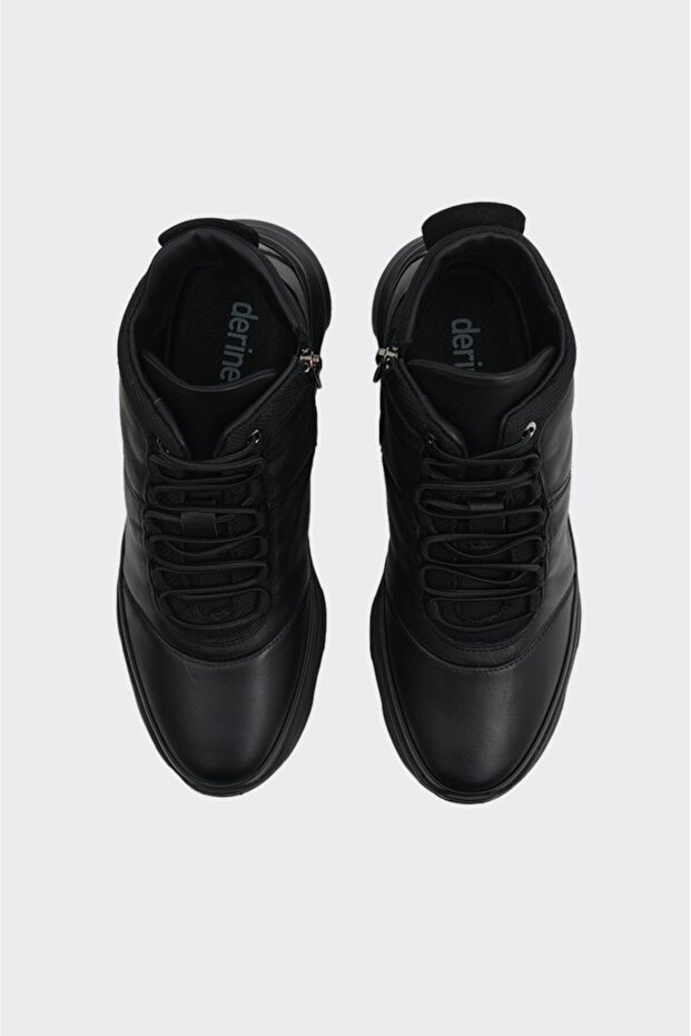 Fermuarlı Hakiki Deri Erkek Bot - 3