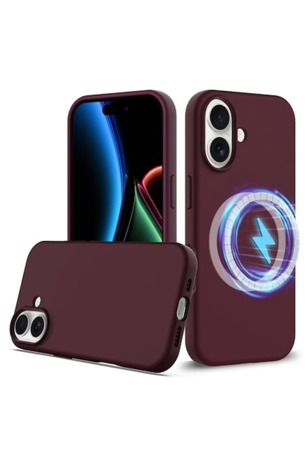 Smooth Silicone MagSafe Case with Microfiber for Apple iPhone 17 - 1