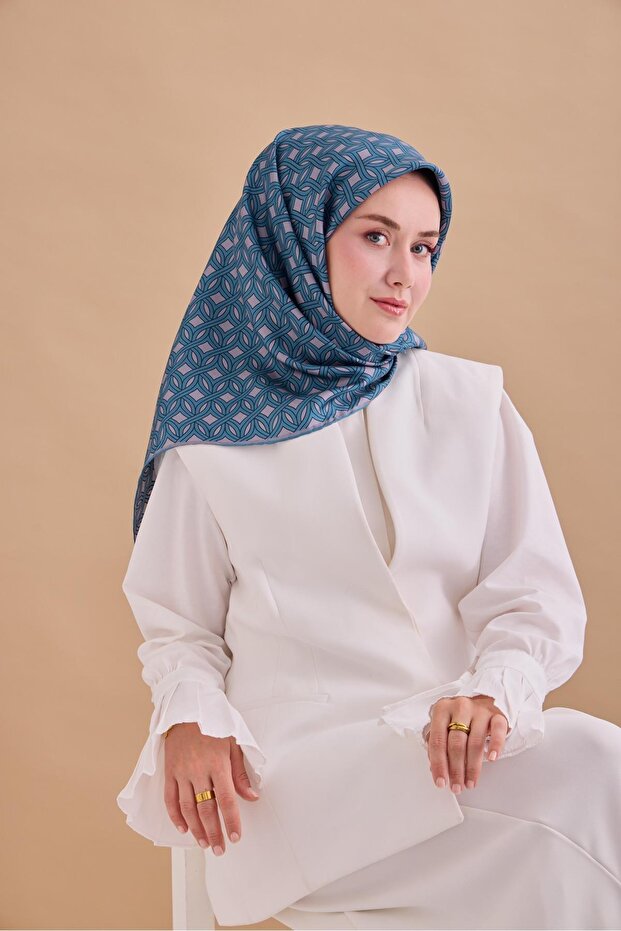 Twill İpek Eşarp 11479-19 - 4