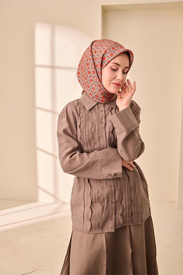 Twill İpek Eşarp 11479-21 - 5