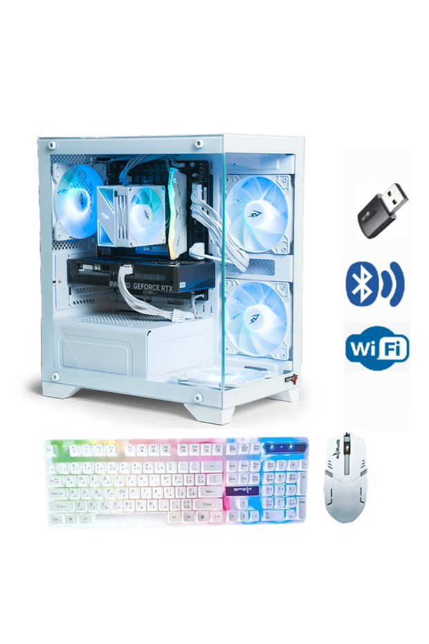 Gaming PC Intel i5-14400F, RTX 5060 8GB,H610 V216GB RAM DDR5,1TB M.2 SSD windows 11Pro