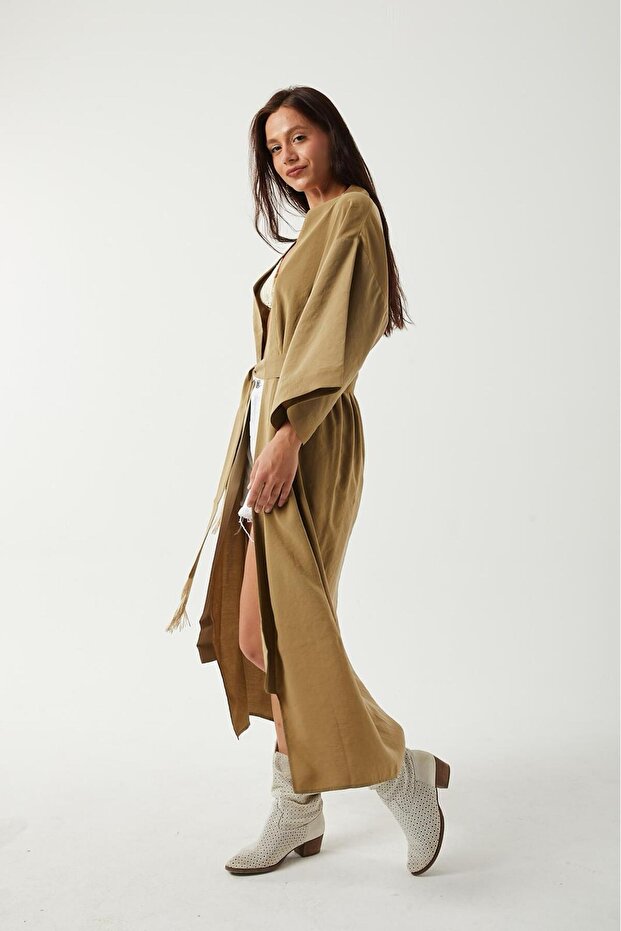 Women's Back Embroidery Applique Embroidered Kimono