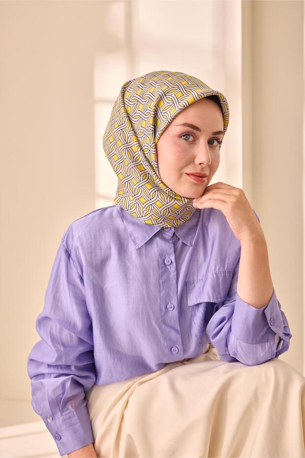 Twill İpek Eşarp 11479-05 - 1