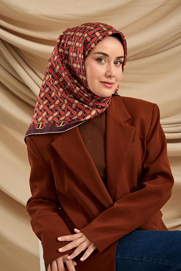 وشاح حرير تويل 11481-28