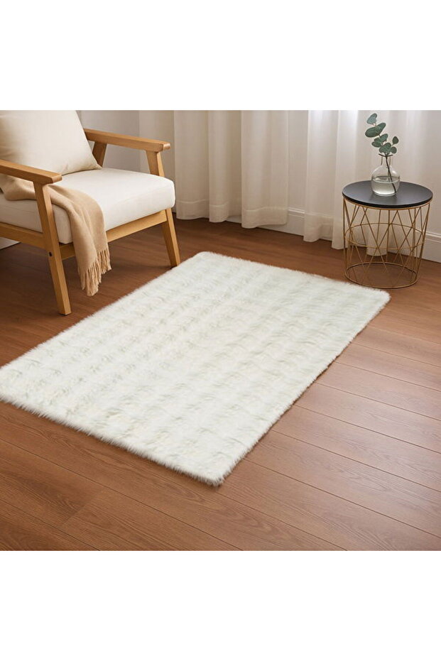 Soft Bubble Post Halı - Gri - 80x140 cm - 1