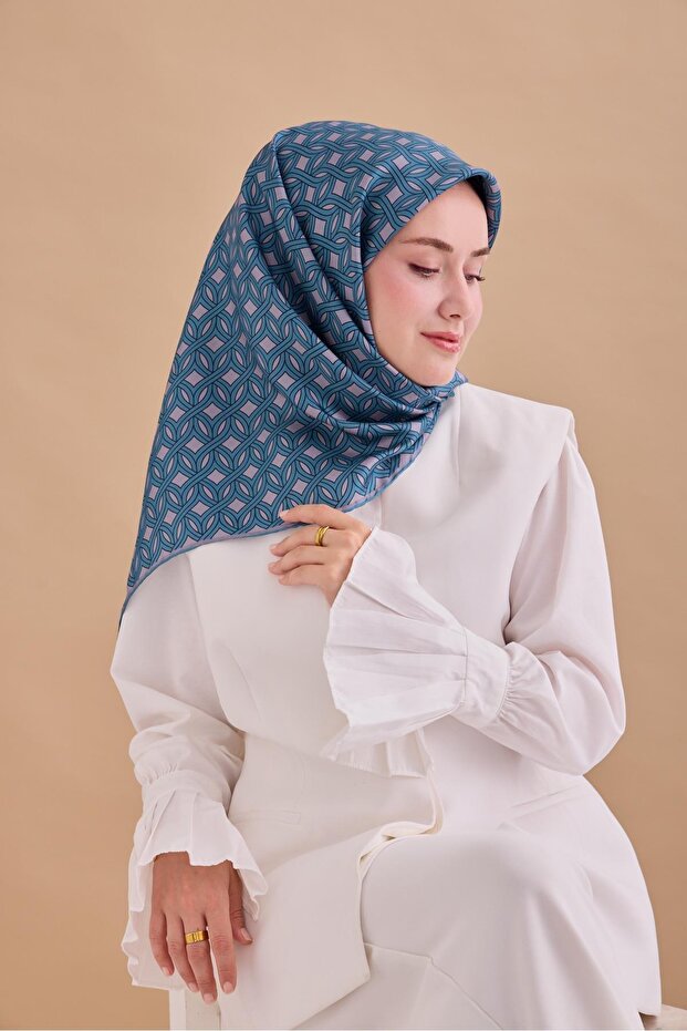 Twill İpek Eşarp 11479-19 - 6