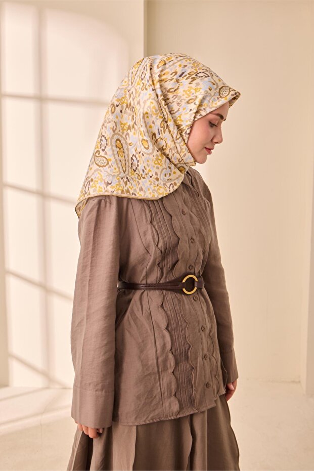 Twill İpek Eşarp 11478-43 - 3