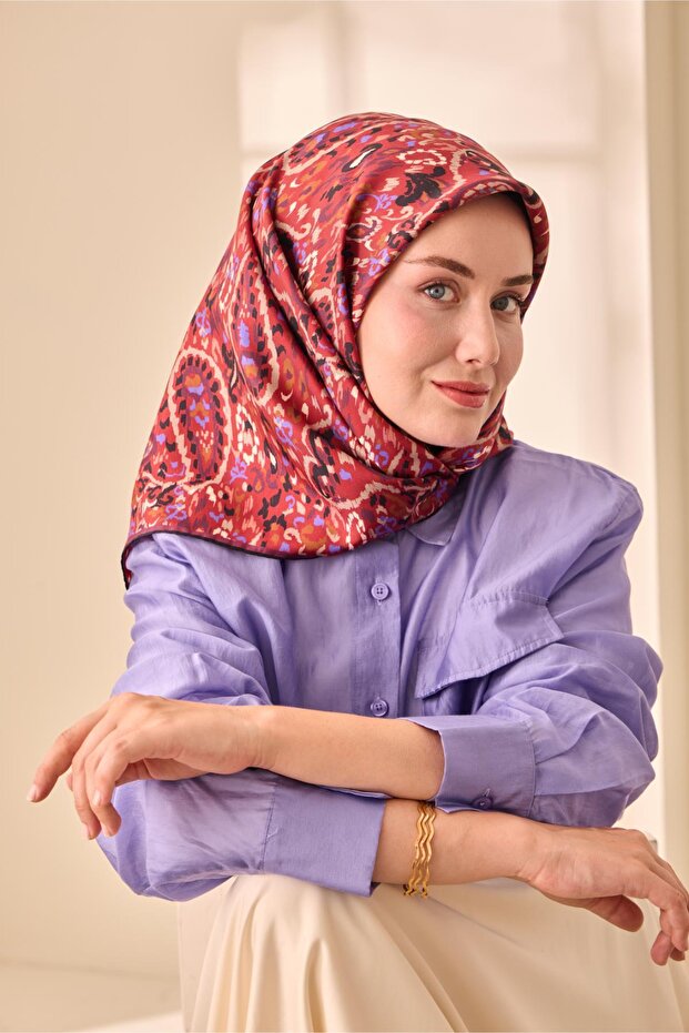 Twill İpek Eşarp 11478-19 - 5