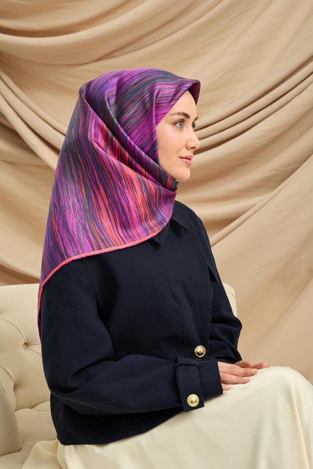 Twill İpek Eşarp 11484-49 - 6