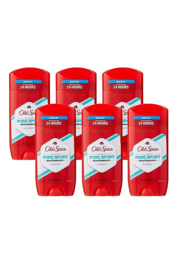 Pack Of 6 Pure Sport Deodorant
