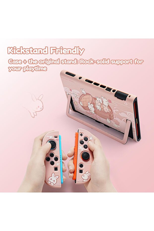 Protective Shell Compatible with Switch 2, Kawaii Cartoon Dockable Case for Switch 2, Anti - 2