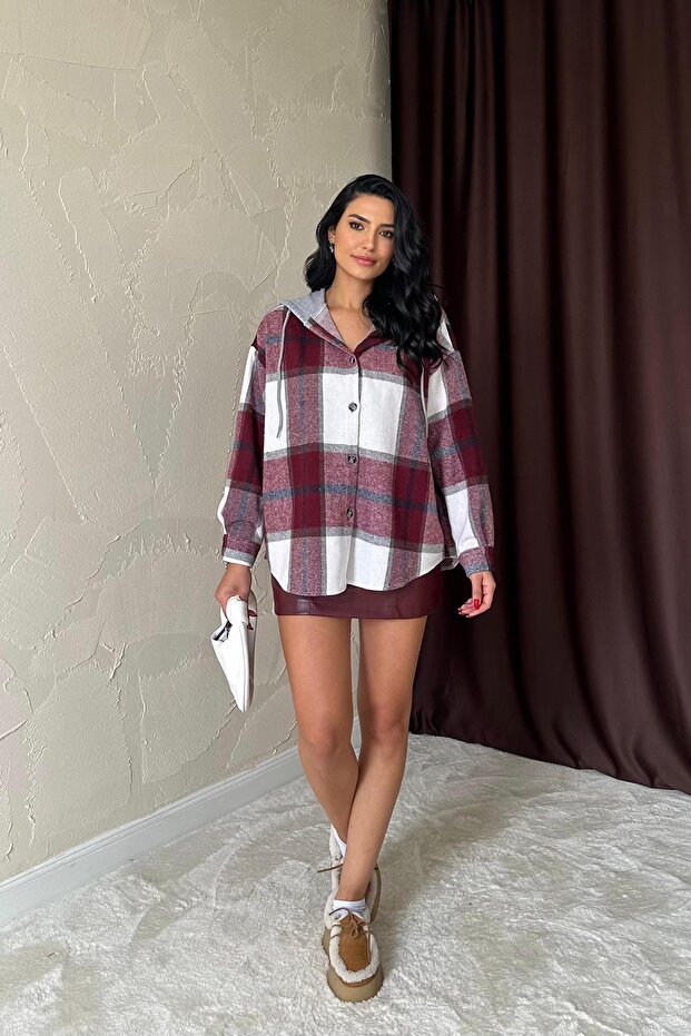 Kapüşonlu Oduncu Gömlek - 3