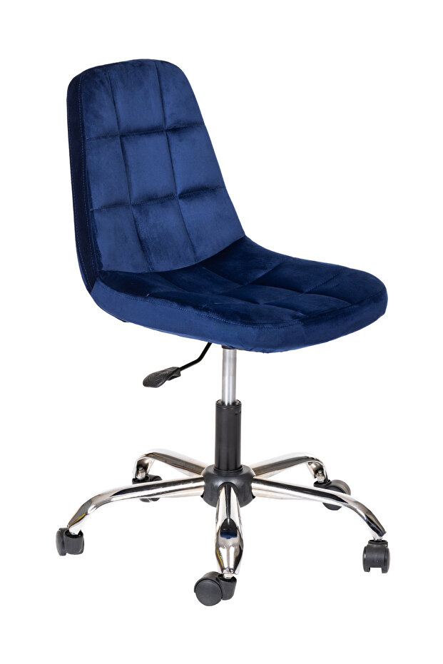 YONCA OFİS, ÇOCUK ODASI ÇALIŞMA SANDALYESİ, KROM METAL AYAK (AYARLANILABİLİR) - 1