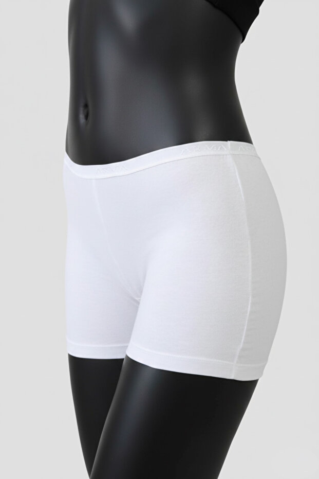 Cotton Lycra Women's Boxer Shorts | Comfortable Underwear – 90% Cotton, Stretchy and Comfortable - 627