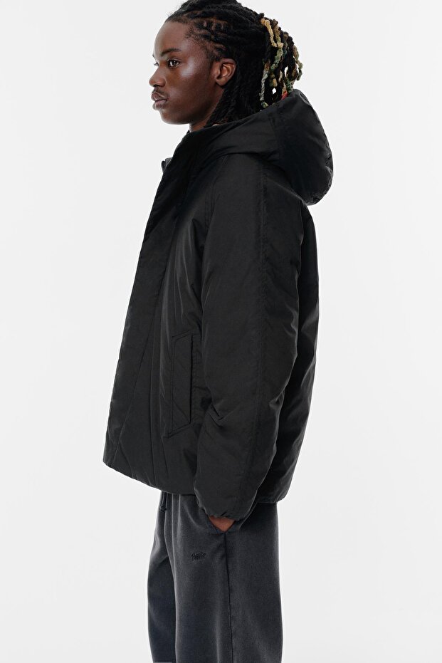 Kapüşonlu dolgulu yağmurluk - 3