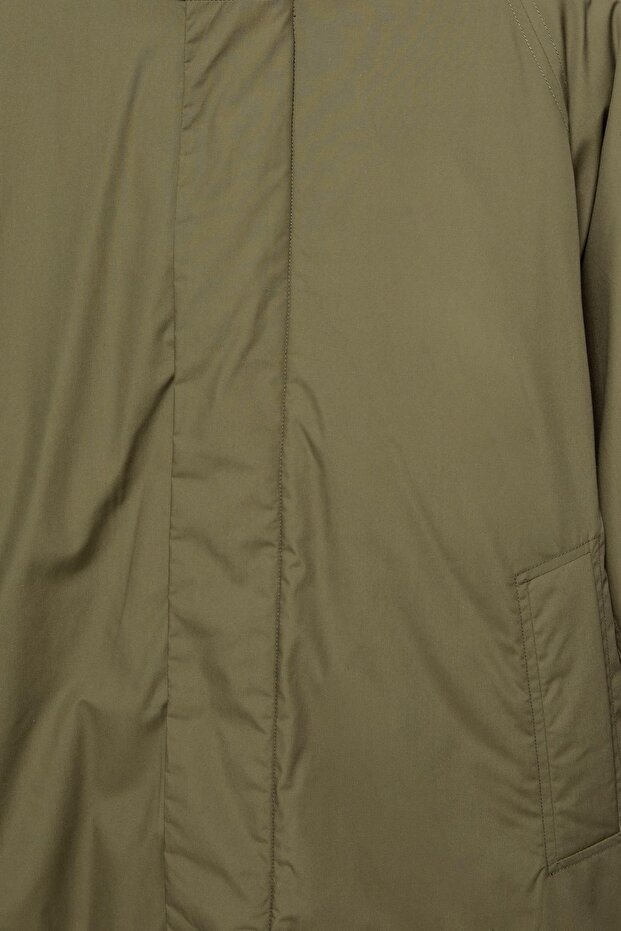 Kapüşonlu dolgulu yağmurluk - 7
