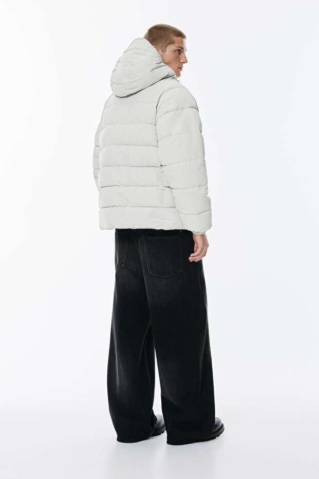 Kapüşonlu şişme STWD mont - 4