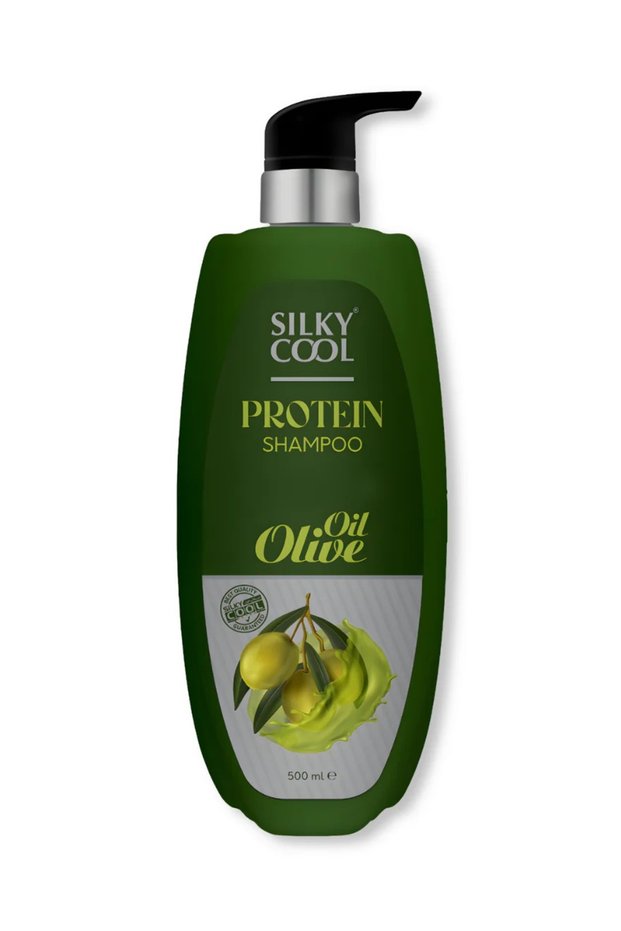 Protein Shampoo With Natural Olive Oil Extract - Anti Hair Loss Treatment 500ml