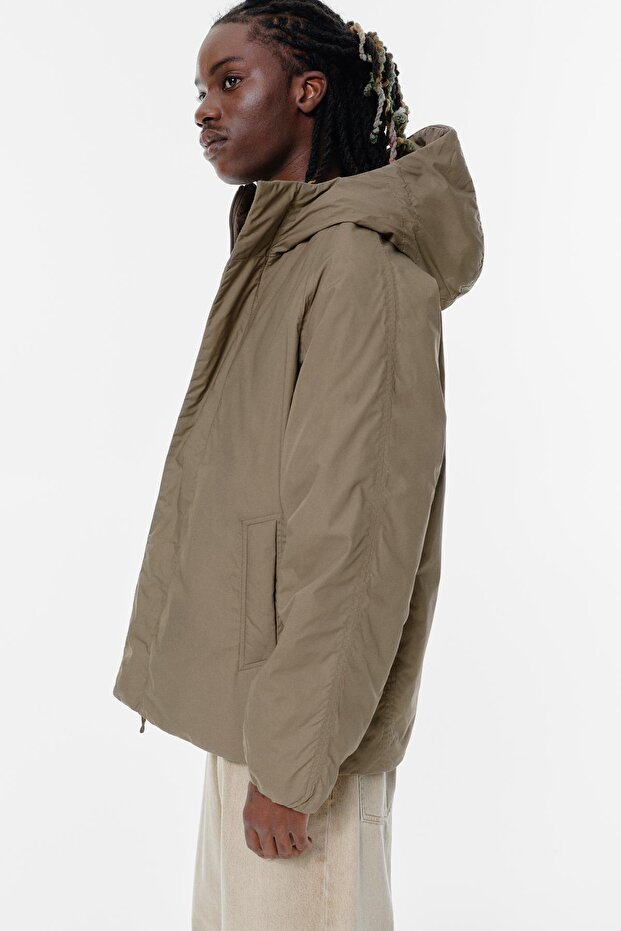 Kapüşonlu dolgulu yağmurluk - 3