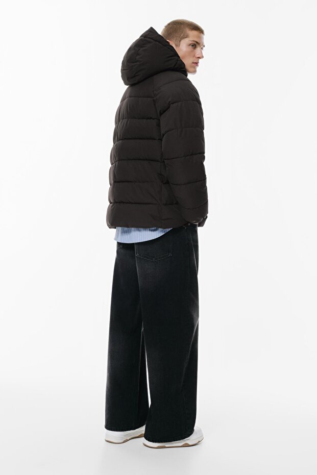 Kapüşonlu şişme STWD mont - 5