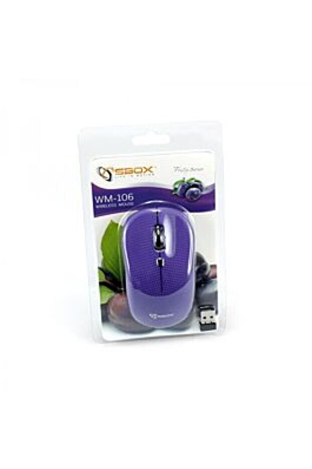 Mouse wireless WM-106 violet - 1