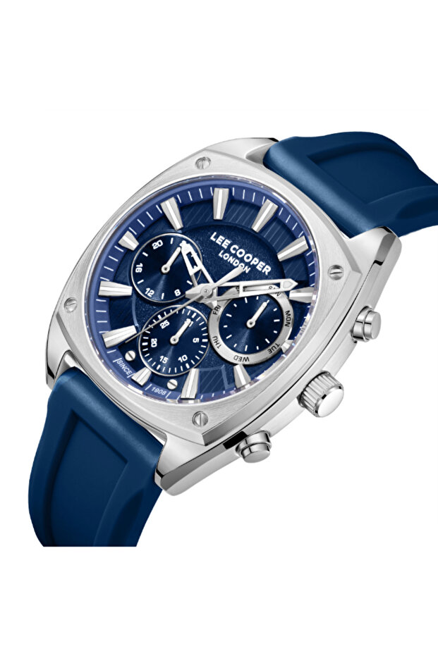 Men's Multi Function Dark Blue Dial Watch - LC08237.399 - 2