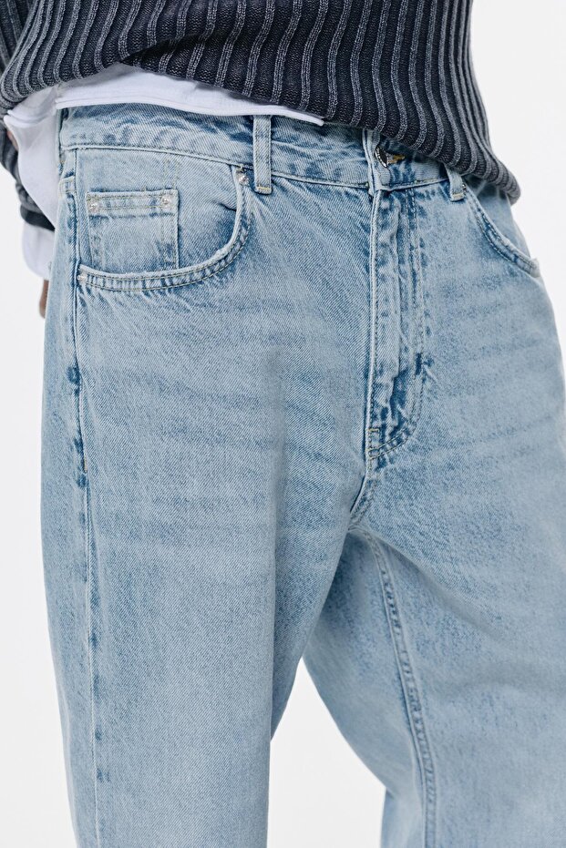 Slim fit çan paça jean - 6