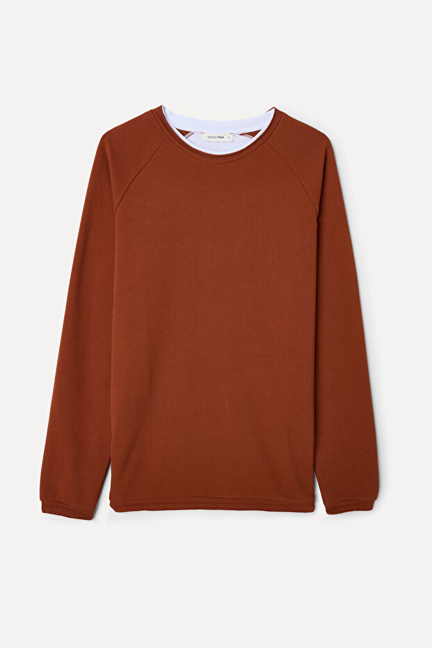 BİSİKLET YAKA SWEATSHIRT - 4