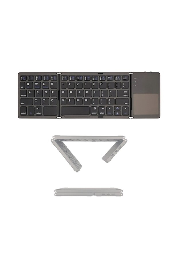 Wireless Folding Keyboard with Touchpad - 1