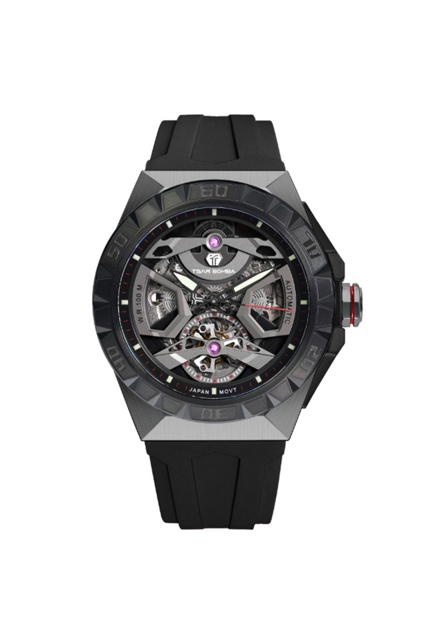 Men's Automatic Black Dial Watch - TB8804A-01